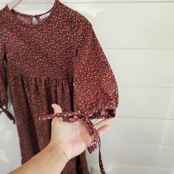 Girls cottagecore floral dress sz 12 - Picture 5 of 7